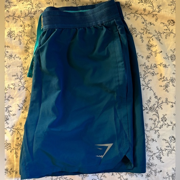 Navy Blue GymShark Shorts 🦈 - Picture 4 of 5